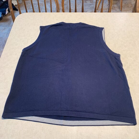 Eddie Bauer Navy Blue Men's Pullover Sweater Vest XL - Picture 9 of 9